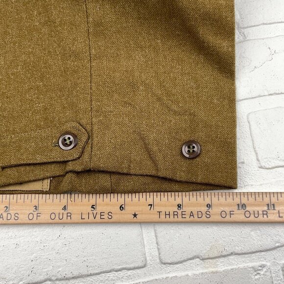 Carter Smith Co‎ Pants 11 Brown Cargo Wool Austrailian 1951 Military Deadstock - Picture 13 of 14